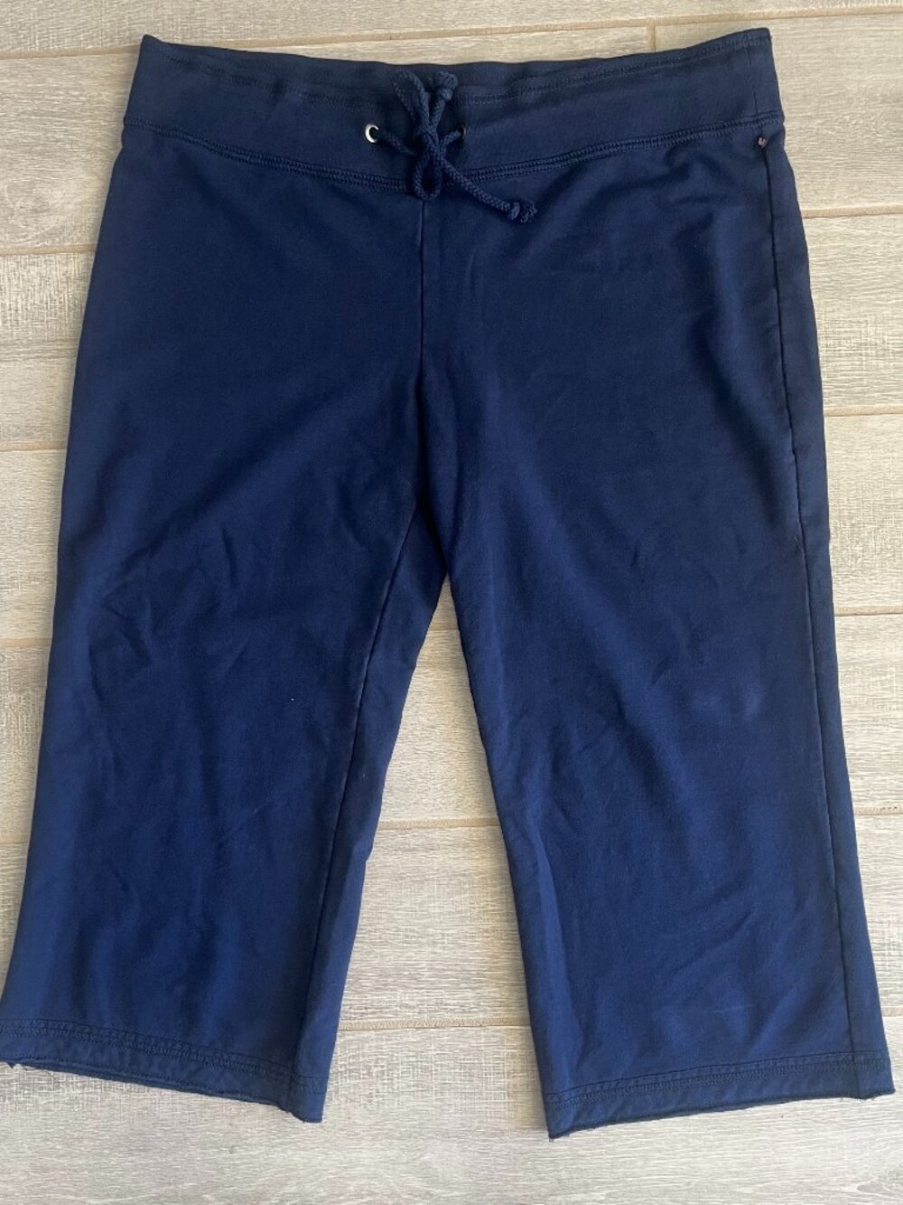 Polo Jeans Co Ralph Lauren Navy Cropped Sweatpants XL | Vintage Y2K